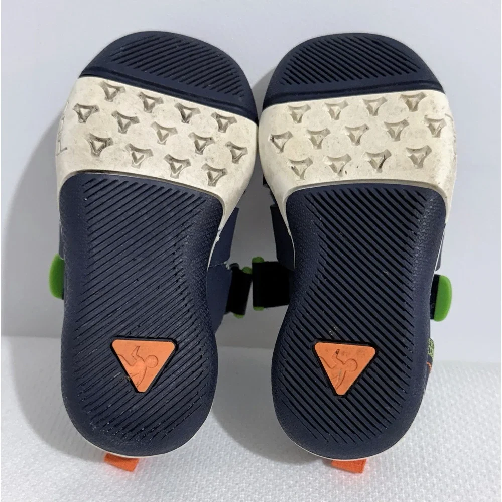 Plae Sam 2.0 Athletic Sandals Boys US 9 EU 25 Navy Breathable Flexible Shoes
